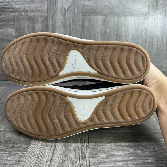 Clarks Cloud Steppers Breeze Vibe Women's size 10 Black Slip On Shoes - Picture 7 of 8